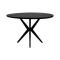 Kick eettafel Havard - 120cm - Zwart