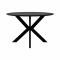 Kick eettafel Jake - 120cm - Zwart