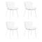 Set van 4 Kick tuinstoel Lot - Wit