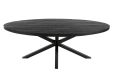 Kick eettafel Dax ovaal - 210cm - Zwart