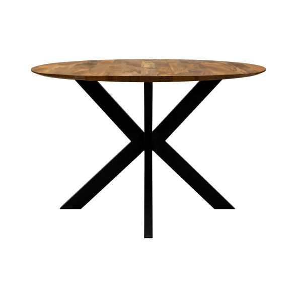 Kick eettafel Jake - 120cm - Bruin