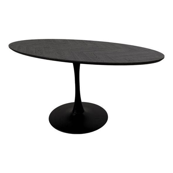 Kick eettafel Jari ovaal - Zwart
