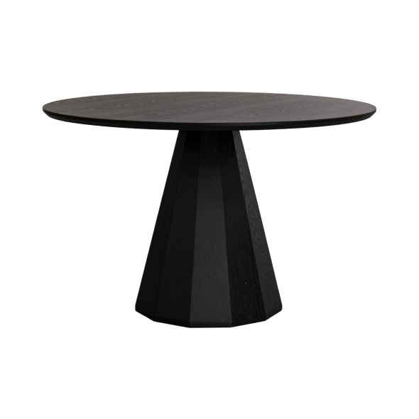 Kick eettafel Viggo - 120cm - Zwart