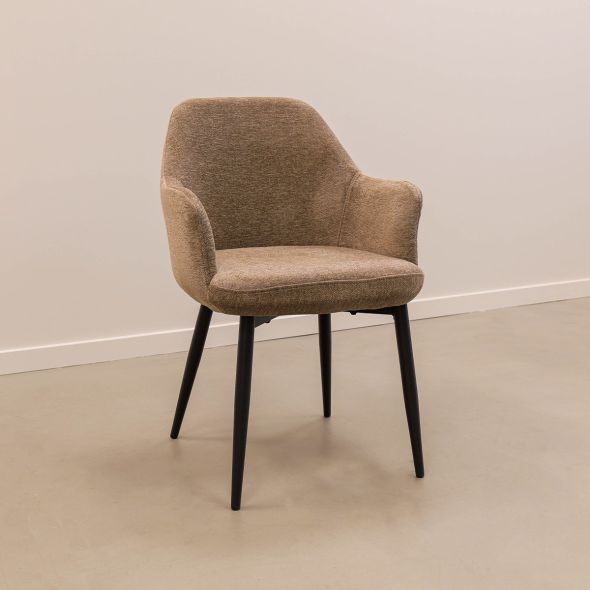 SAMPLE Kick eetkamerstoel Jodi - Taupe