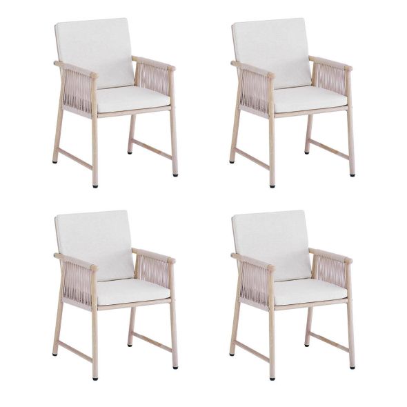 Set van 4 Kick tuinstoel Sia - Beige