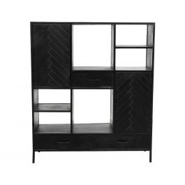 Kick wandkast Hugo-120 - Zwart