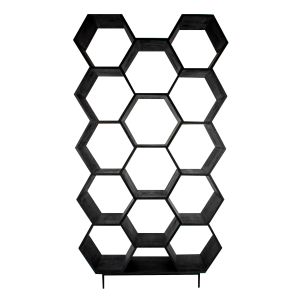 Kick open wandkast Hexagon - Antraciet