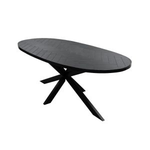 Kick eettafel Hugo Oval - 240cm - Zwart