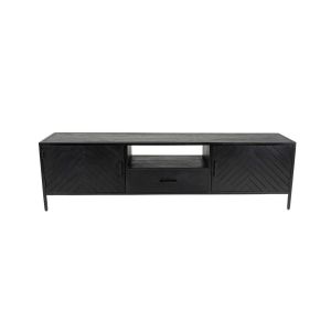 Kick TV dressoir Hugo laag-50cm - Zwart