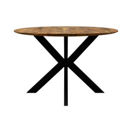 Kick eettafel Jake - 120cm - Bruin