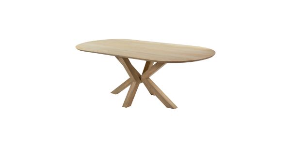 Kick eettafel Alrik - 240cm - Naturel