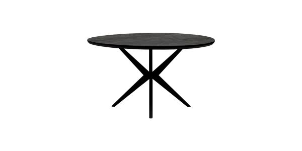 Kick eettafel Havard - 140cm - Zwart
