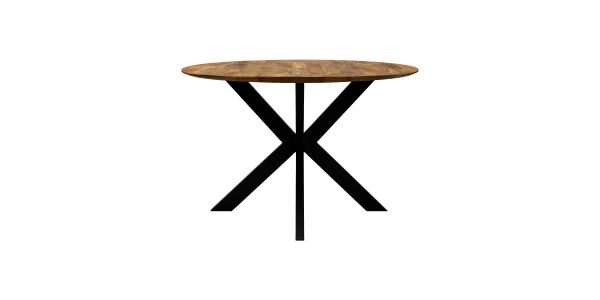 Kick eettafel Jake - 120cm - Bruin
