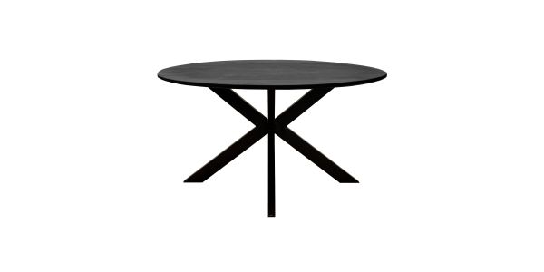 Kick eettafel Jake - 140cm - Zwart