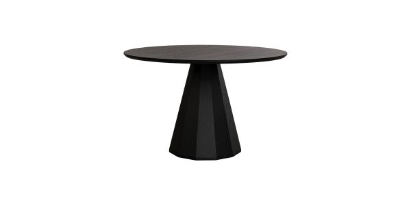 Kick eettafel Viggo - 120cm - Zwart