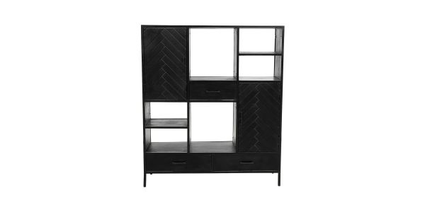 Kick wandkast Hugo-120 - Zwart