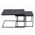 Kick salontafel Muse set van 2 - Zwart