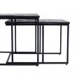 Kick salontafel Muse set van 2 - Zwart