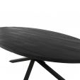 Kick eettafel Dax ovaal - 210cm - Zwart