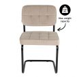 Kick buisframe stoel Ivy - Champagne