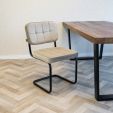 Kick buisframe stoel Ivy - Champagne