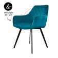 Kick eetkamerstoel Karl Velvet - Blauw