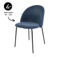 Kick eetkamerstoel Noa - Blauw