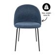 Kick eetkamerstoel Noa - Blauw