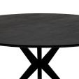 Kick eettafel Havard - 120cm - Zwart