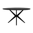 Kick eettafel Havard - 140cm - Zwart