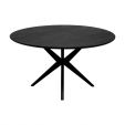 Kick eettafel Havard - 140cm - Zwart