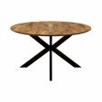 Kick eettafel Jake - 140cm - Bruin