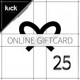 Kick online giftcard - 25