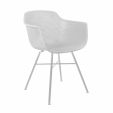 Kick tuinstoel Indy - Wit frame - Wit
