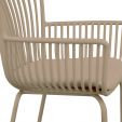 Set van 4 Kick tuinstoel Otis - Beige
