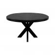 Kick eettafel Dax rond - 120cm - Zwart