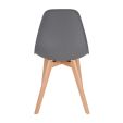 Kick eetkamerstoel Yuna - Donkergrijs