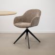 Kick draaistoel Matt - Taupe