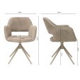 Kick draaistoel Owen - Beige