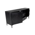 Kick dressoir Hugo hoog-75cm - Zwart