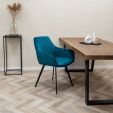 Kick eetkamerstoel Karl Velvet - Blauw
