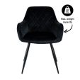 Kick Eetkamerstoel Monza - Zwart