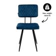 Kick eetkamerstoel Toby - Donkerblauw