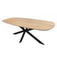 Kick eettafel Dana - 180cm - Lichtbruin