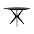 Kick eettafel Havard - 120cm - Zwart