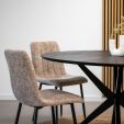 Kick eettafel Havard - 120cm - Zwart