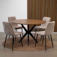 Kick eettafel Havard - 120cm - Bruin
