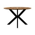 Kick eettafel Jake - 120cm - Bruin