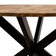 Kick eettafel Jake - 120cm - Bruin