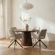 Kick eettafel Jude - 120cm - Bruin